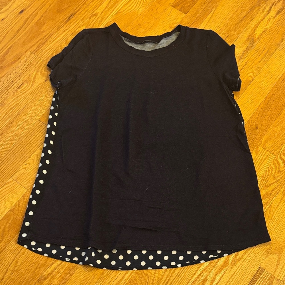Papermooon Marisol Mixed Material Knit Top (Size L)
